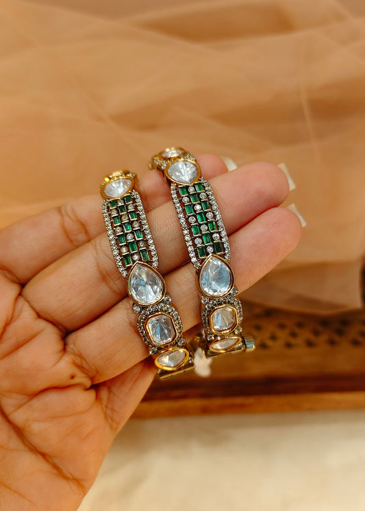Moissanite Bangles(Set of 2)-G154500