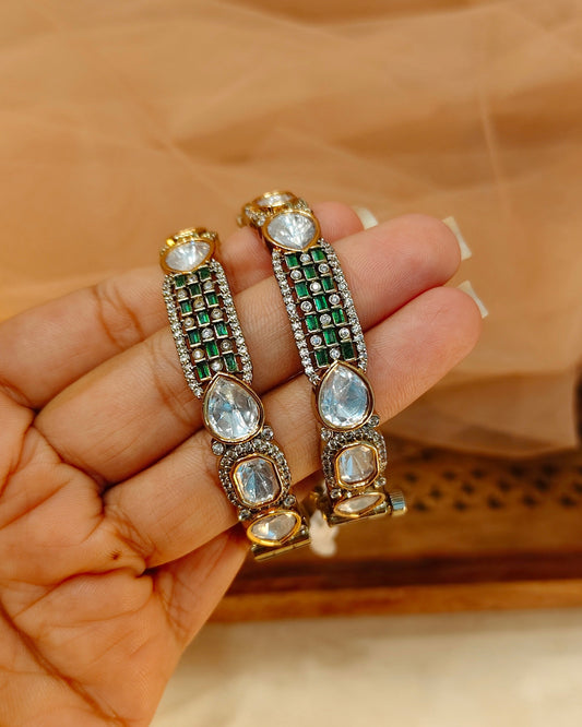 Moissanite Bangles(Set of 2)-G154500