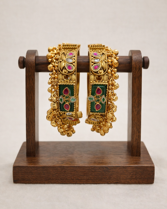 Antique Heritage Bangles(Set of 2)
