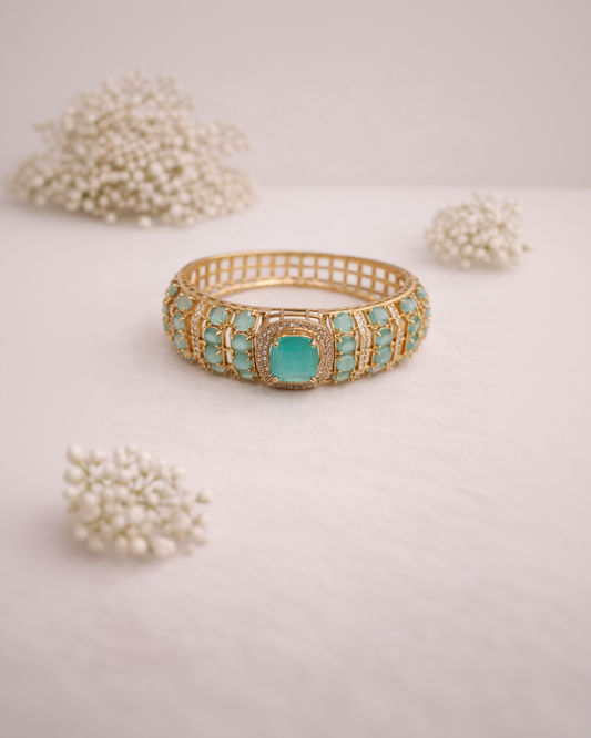 The Aquamarine Empress Bangle Bracelet-G351300