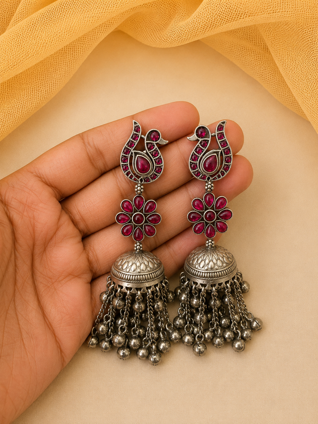 Oxidised Earings-G221000