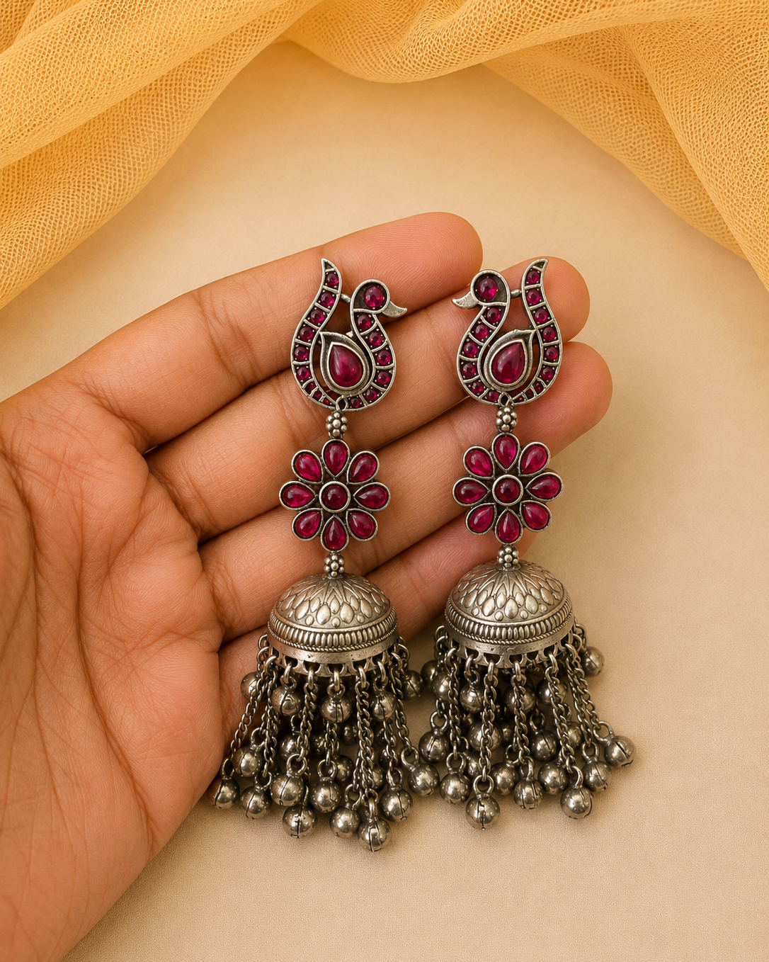 Oxidised Earings-G221000