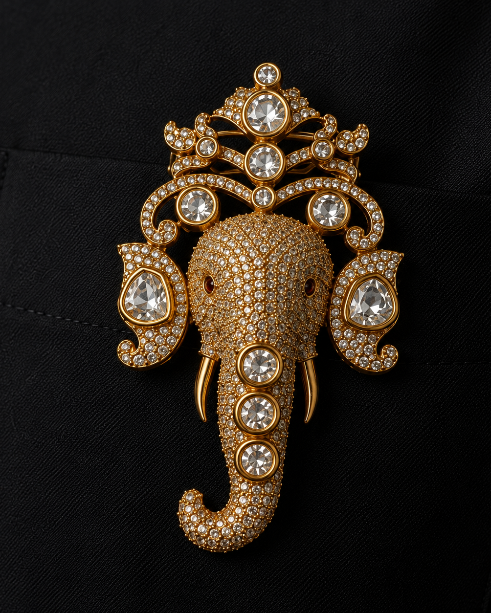 Unisex Gajmukut Brooch-G661900