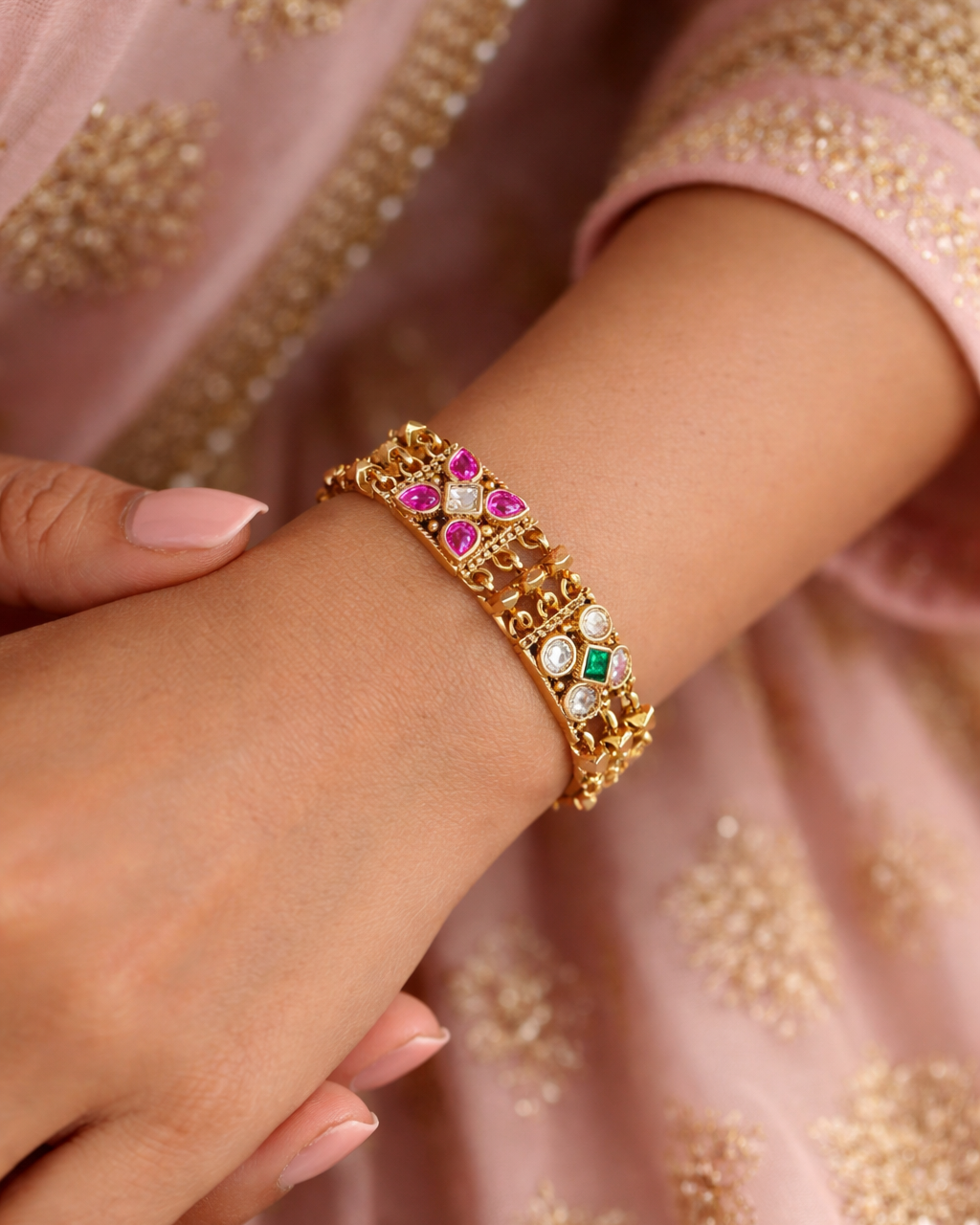 Gold Plated Heritage Bracelet-G351300