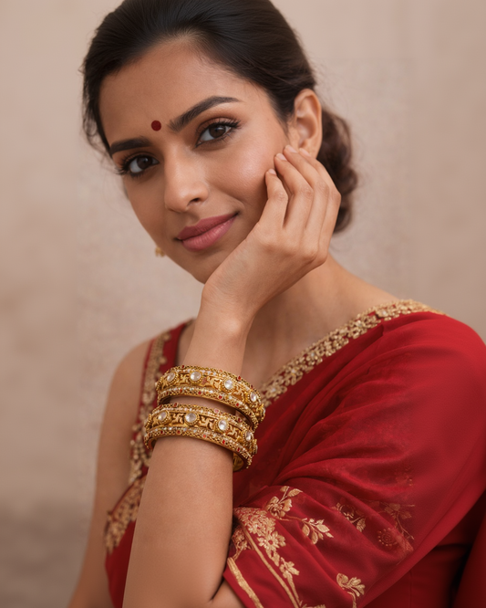 Heritage Swastik Patla Bangles.-G356300