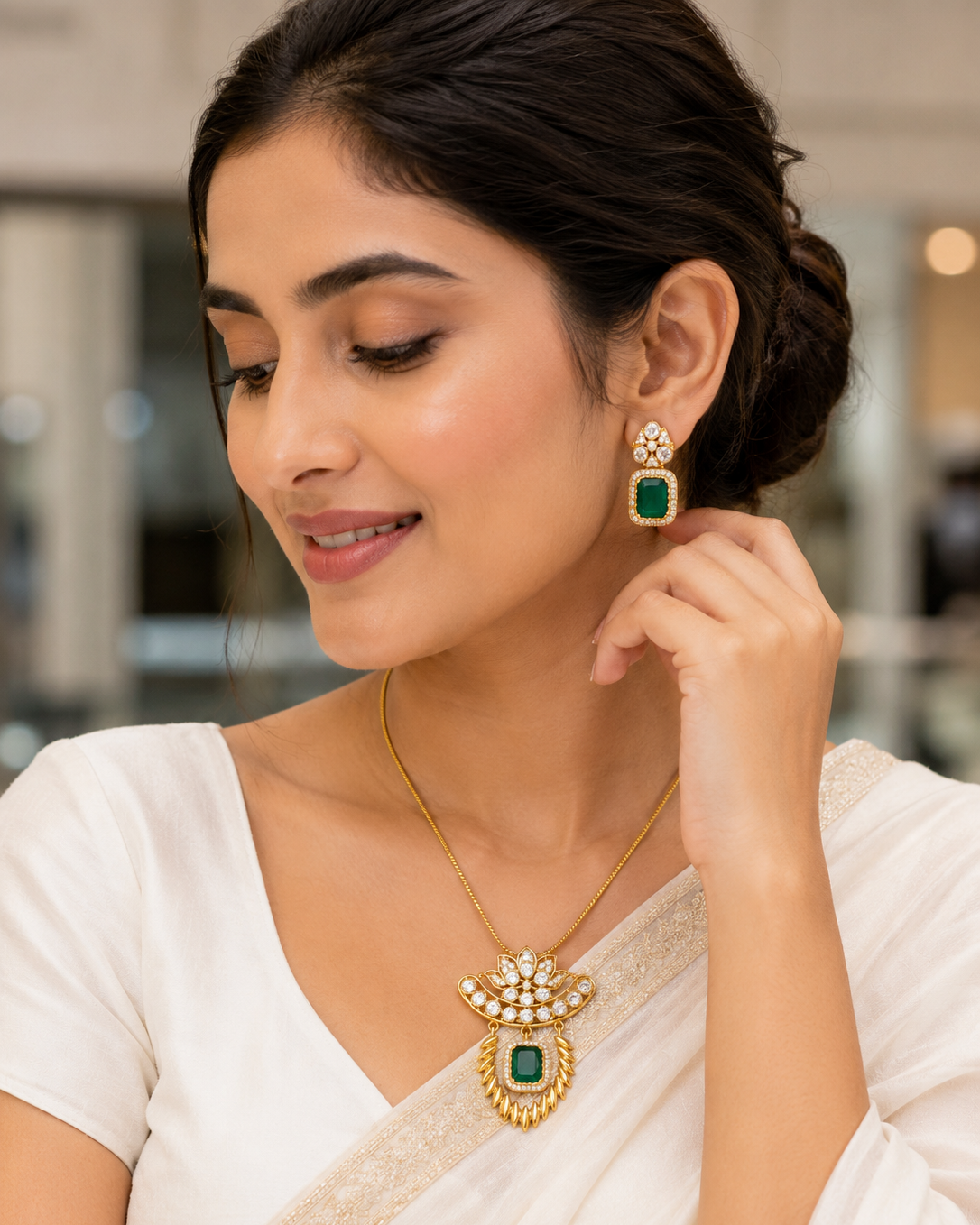 Lotus Pendant Set-G112300