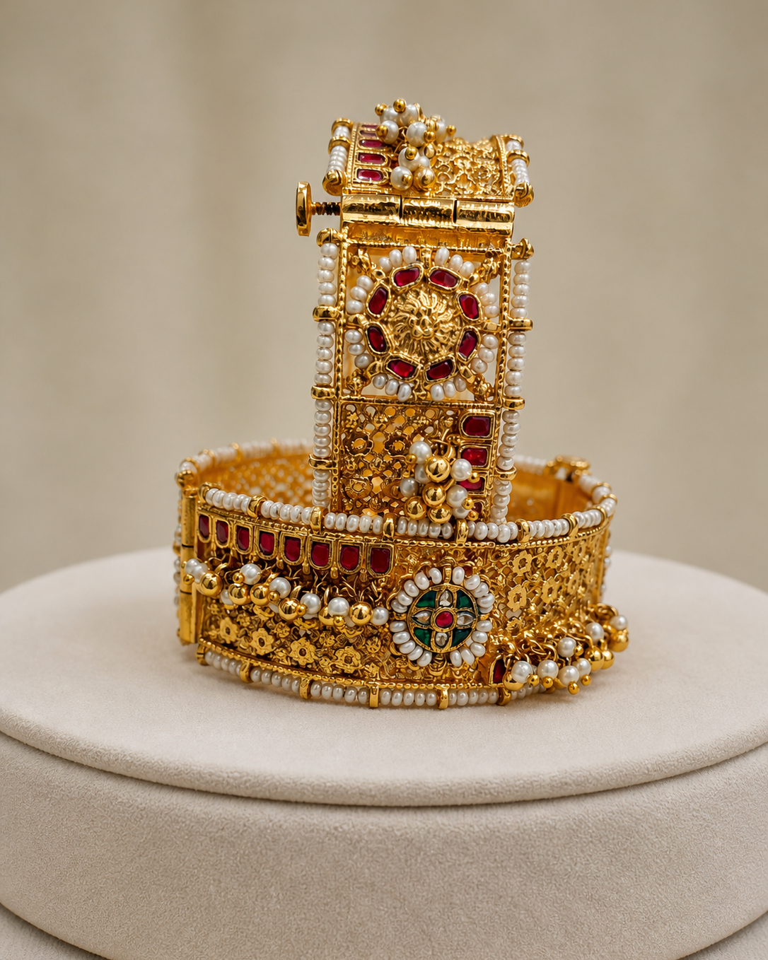 Pachhi Kundan Jadau Bangles(Set of 2)-G7511800