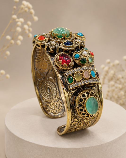 Sabyasachi-Navratan Handcrafted Cuff-G782300