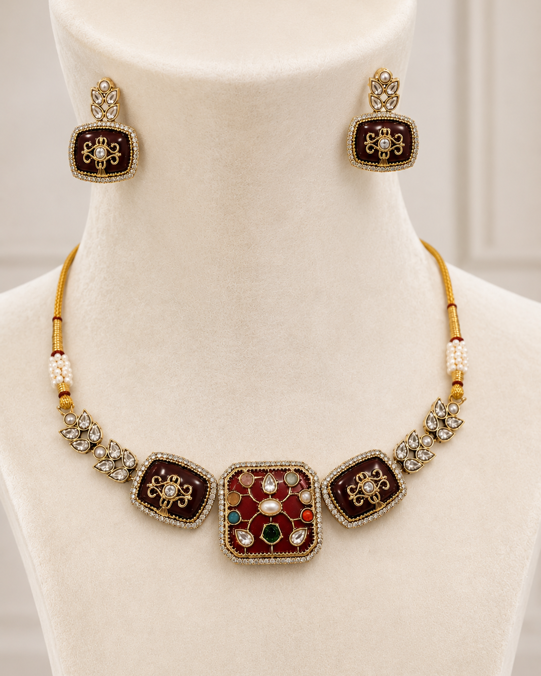 Kundan Choker Set-G662000