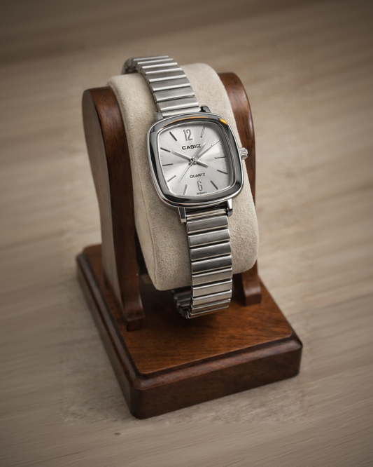 Stainless steel Silver Sqare Watch-G351100