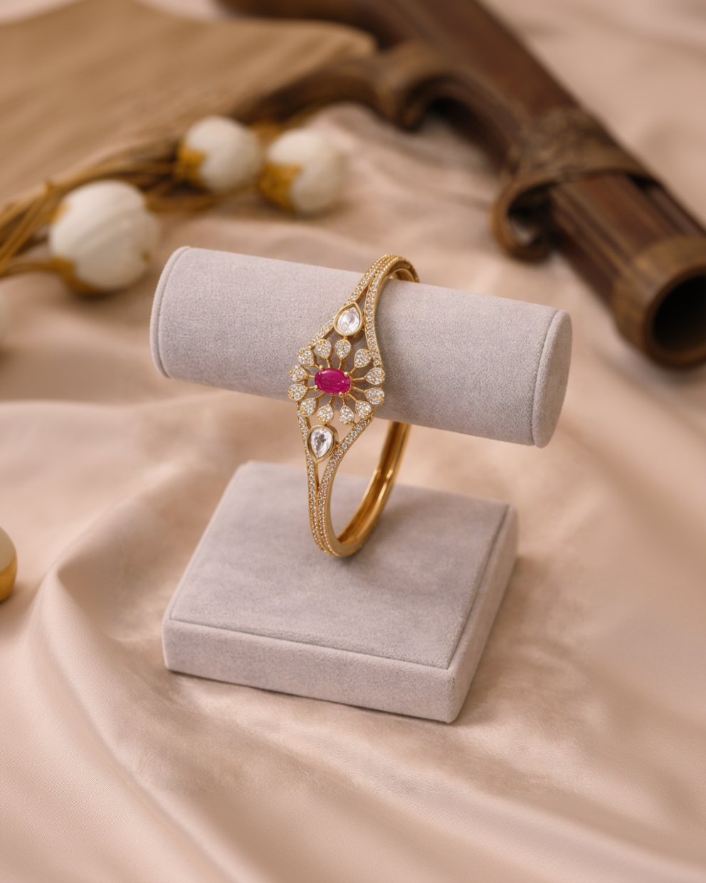 Rubby Moissanite Cuff-G351100