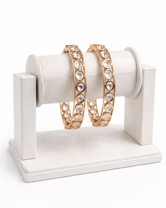 Kundan Polki Designer Bangles-G351800