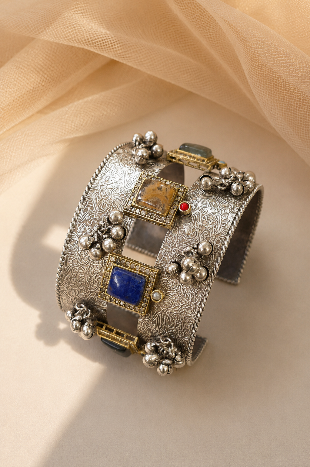 Oxidized Cuff Bracelet-G771800