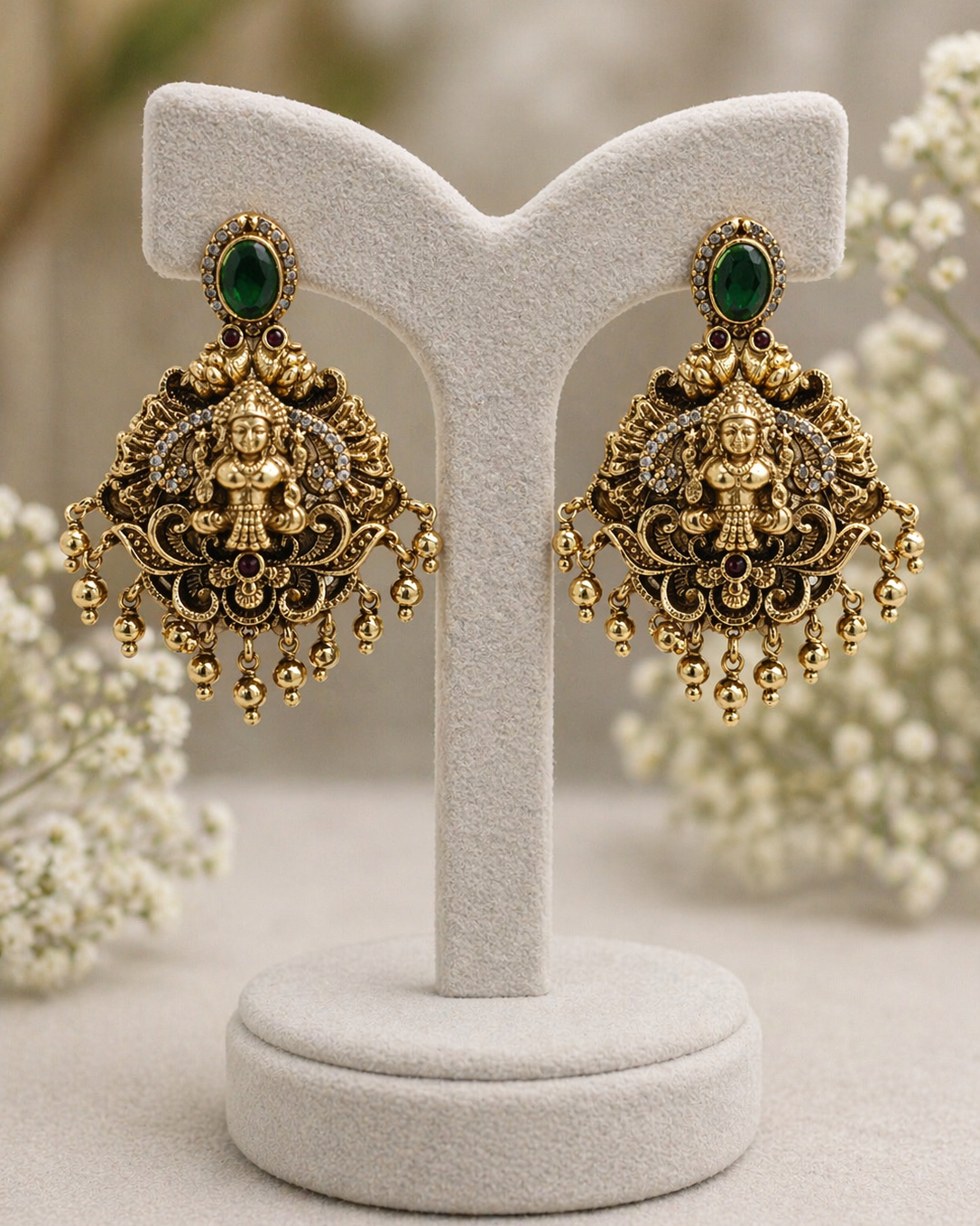 Antique Lakshmi Motif Choker Set-G352600