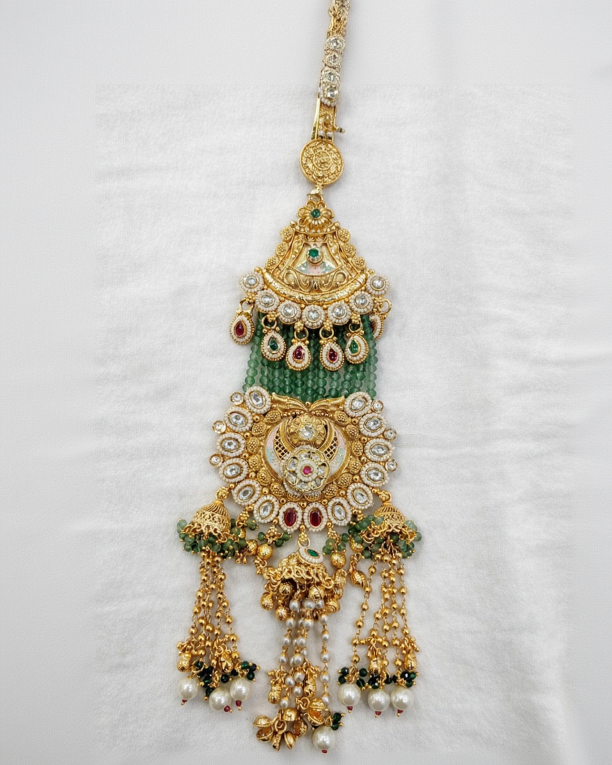 Gold-Toned Heritage Kamar Challa / Judda-G354800