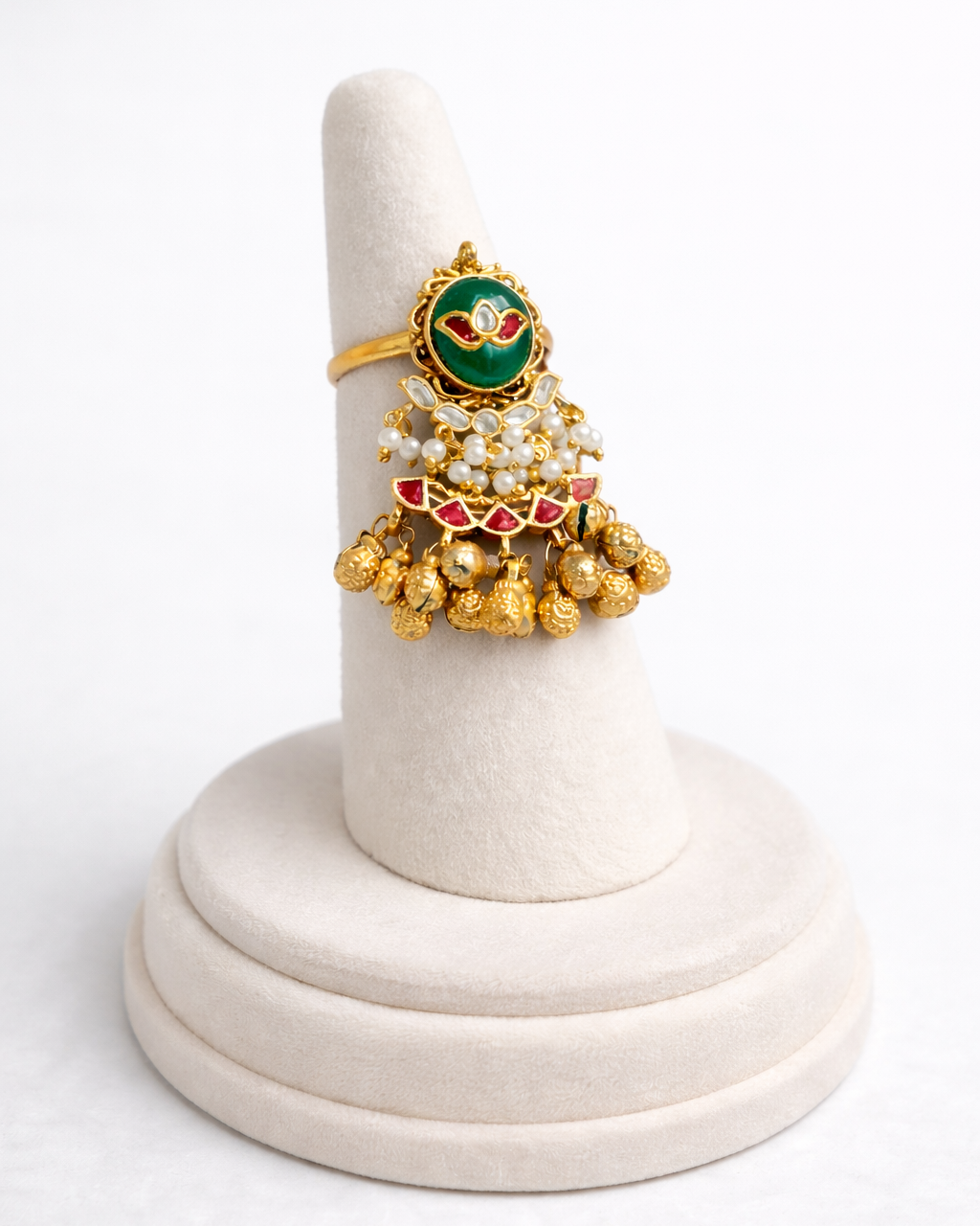 Jadau Ghungroo Statement Ring-G351900