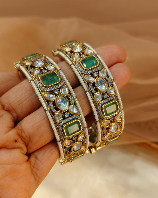 Moissanite Bangles(Set of 2)-G155400