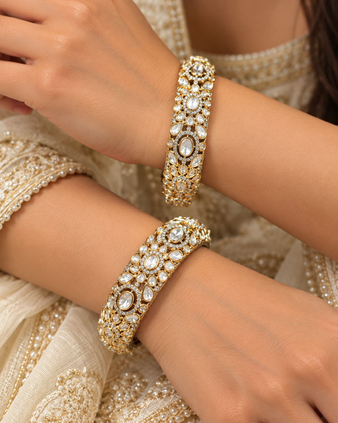 Moissanite Bangles-BGL2318