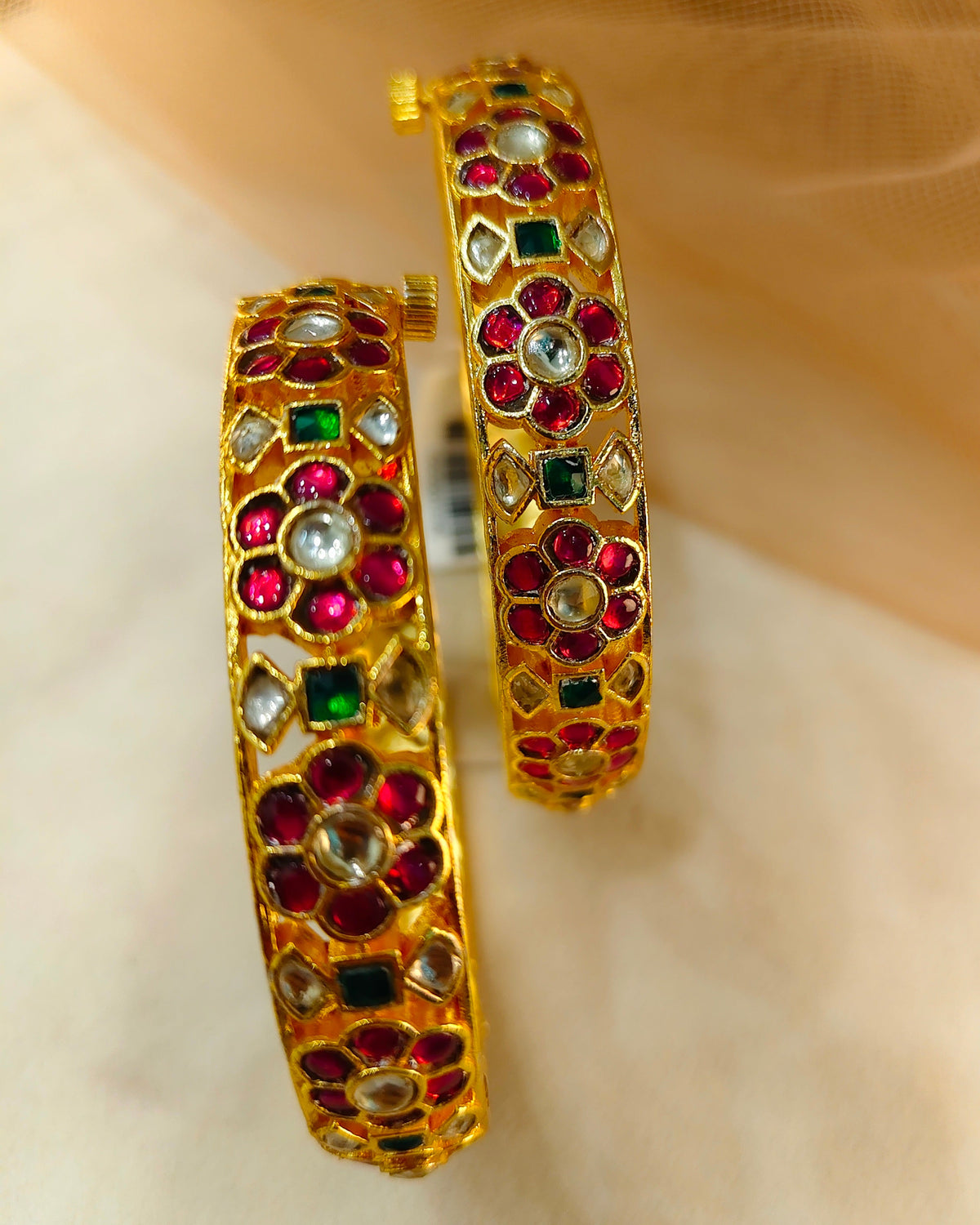 Jadau Bangles(Set of 2)-G156800