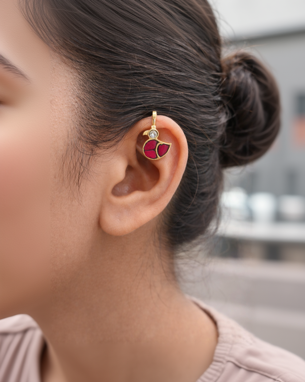 Jadav Kundan Bugadi Earrings-G35200