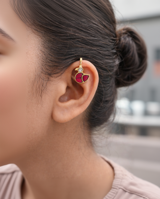 Jadav Kundan Bugadi Earrings-G35200