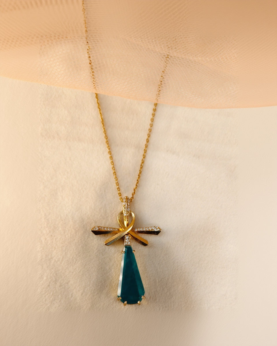 Emrald Pendant Set-G751700