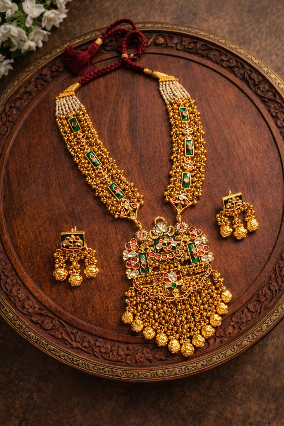 Jadau Long Necklace