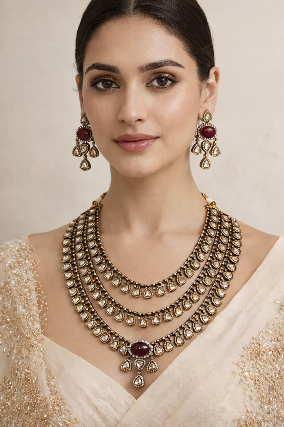 Moissanite Bridal Necklace