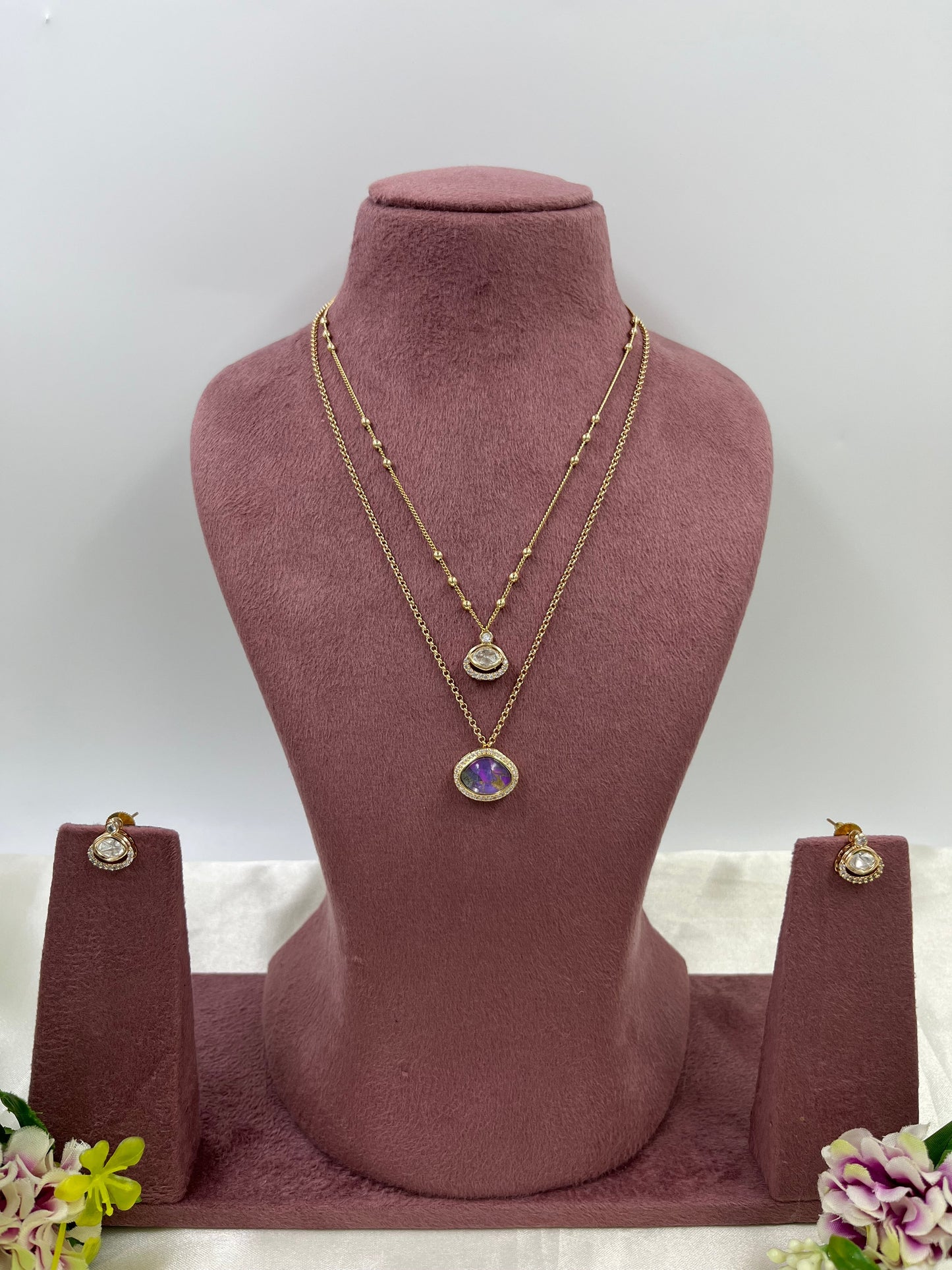 Kritika Dual Shine Necklace Set