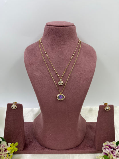 Kritika Dual Shine Necklace Set