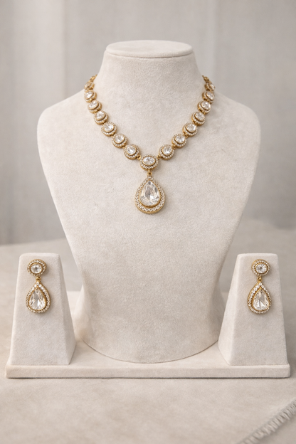 Sona Mossainite Necklace