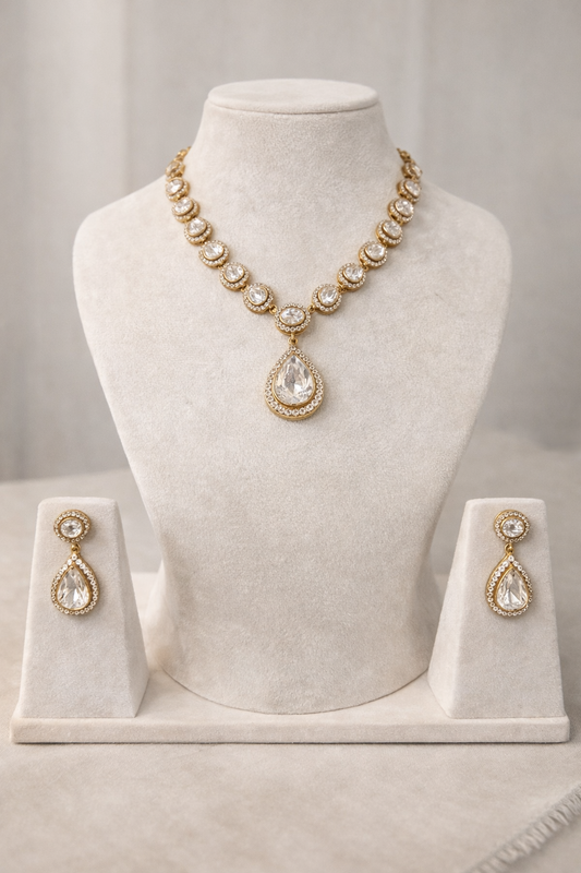 Sona Mossainite Necklace