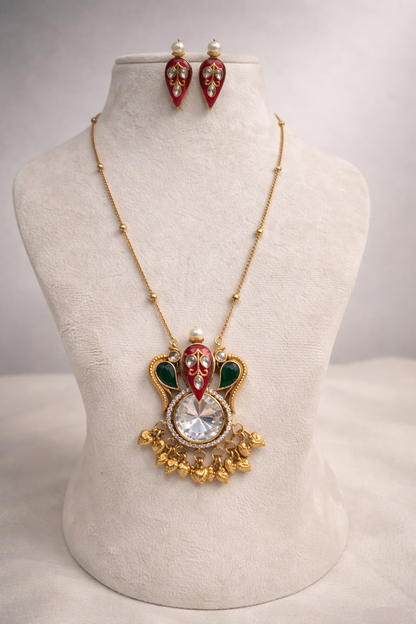 Haritage Jadav Pendant set