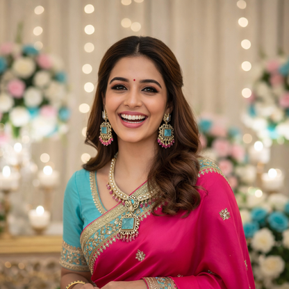 Royal Emerald & Ruby Victorian Choker Set