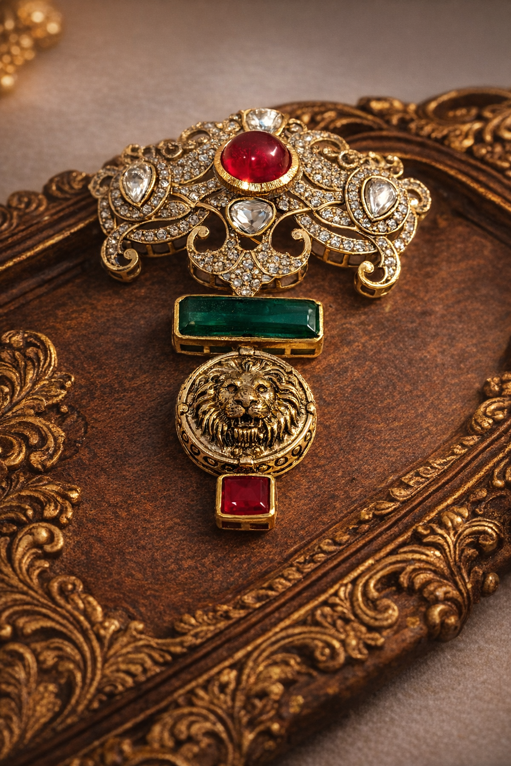 Mossainite Man Brooches