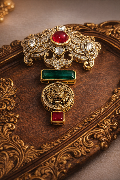 Mossainite Man Brooches