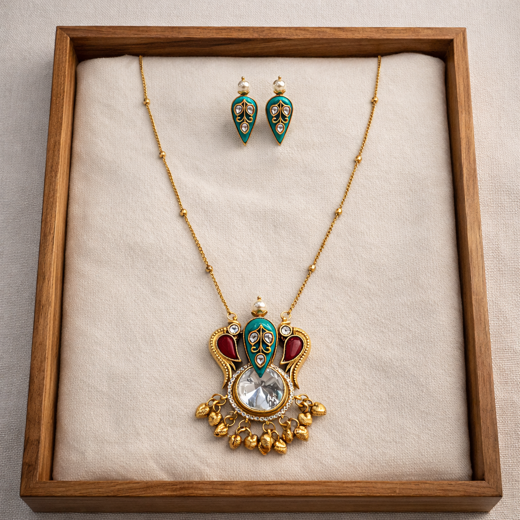Haritage Jadav Pendant set