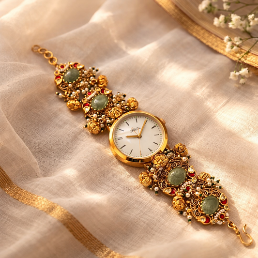 Timeless Heritage Onyx Watch/Bracelet