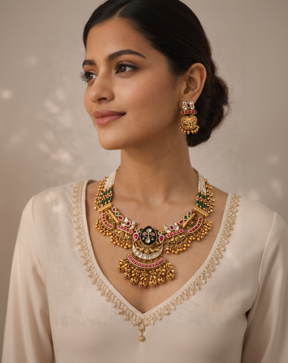 Antique Royal Haritage Necklace set-G358200