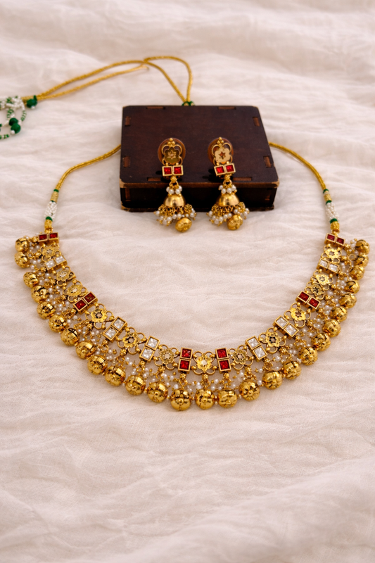 Zankar Ghunghru Necklace Set