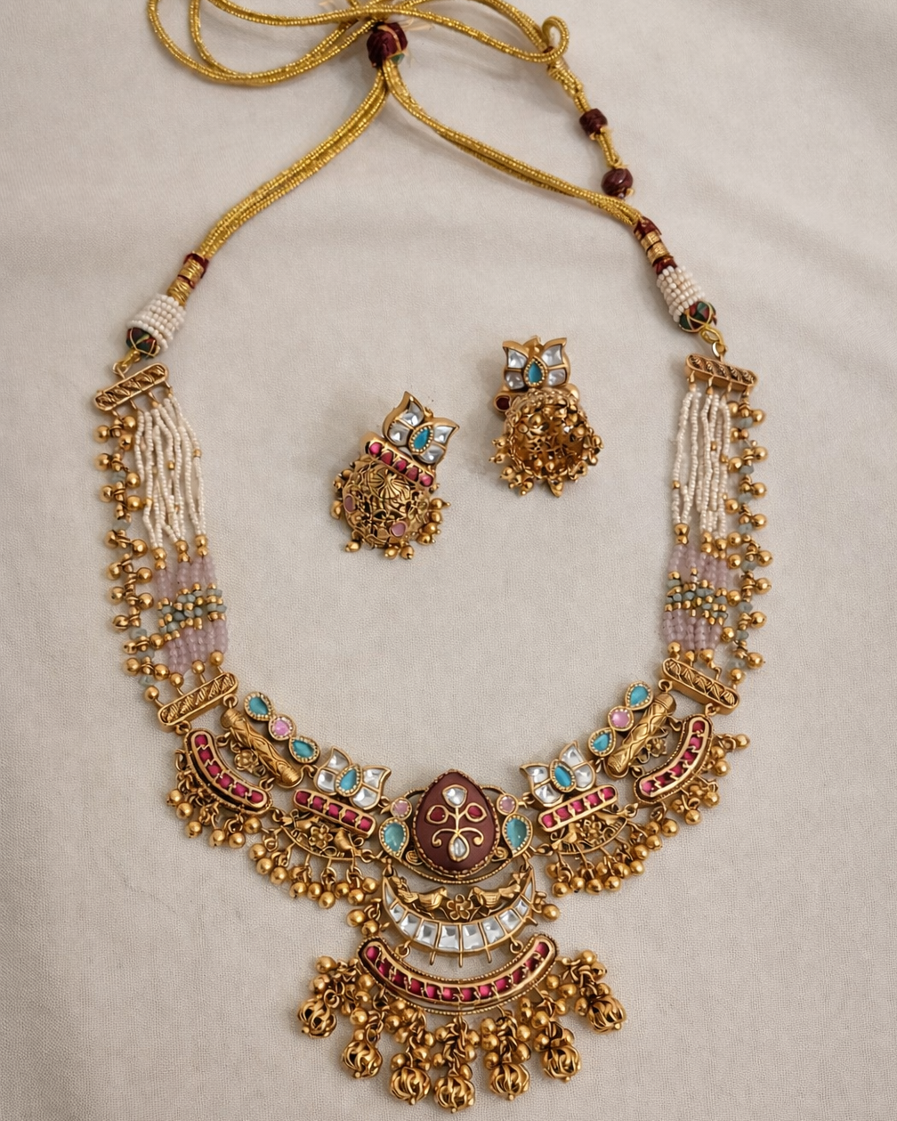 Antique Royal Haritage Necklace set-G358200