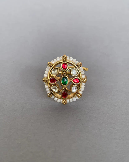 Jadau Motif Ring-G35500