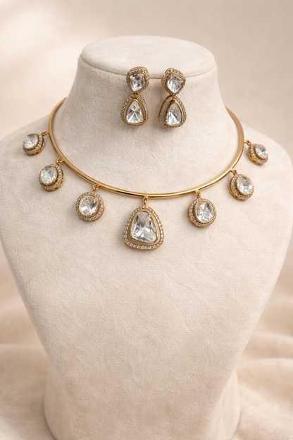 Round Mossinite Droping Style Haasli