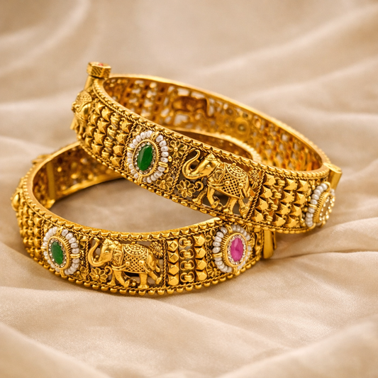 Chandan Elephant Bangles