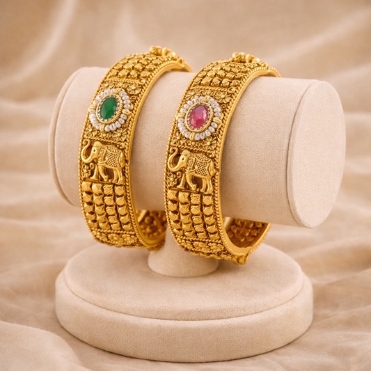 Chandan Elephant Bangles