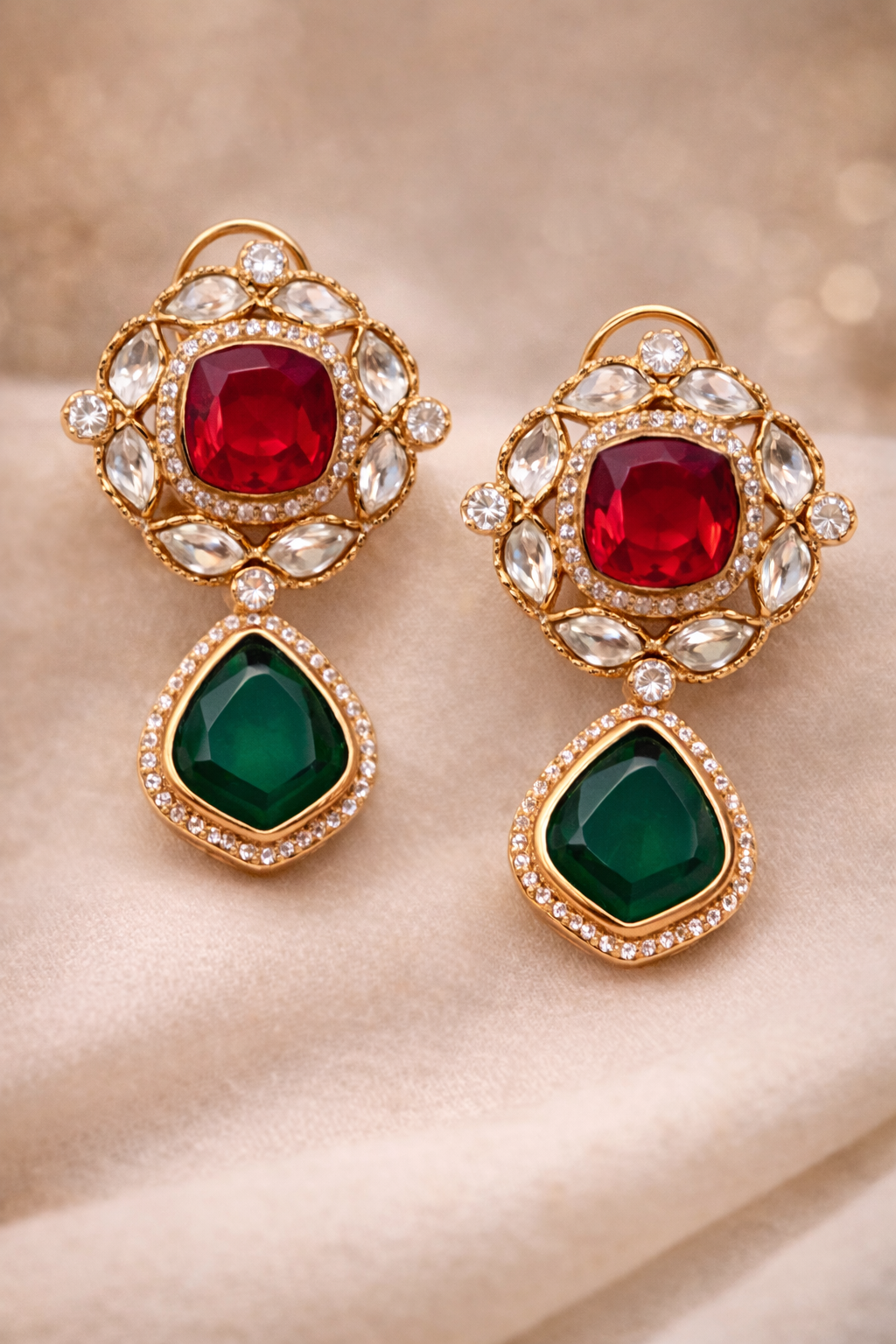 Russian Emerald Rubi Necklace-G755300