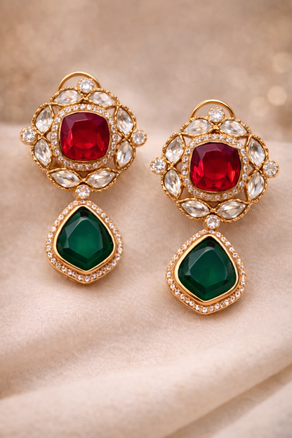 Russian Emerald Rubi Necklace-G755300
