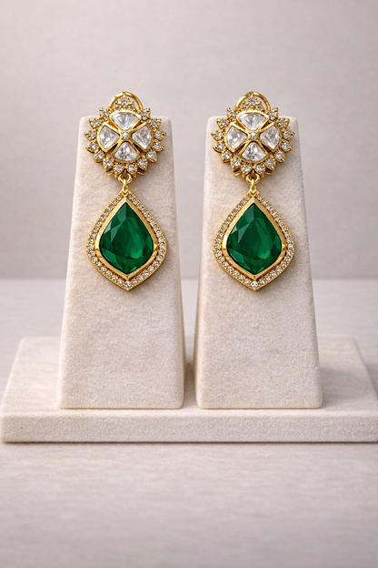 choker Emerald Drops Necklace