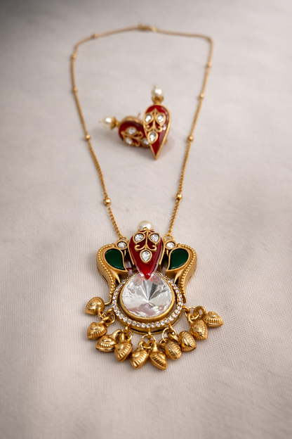 Haritage Jadav Pendant set