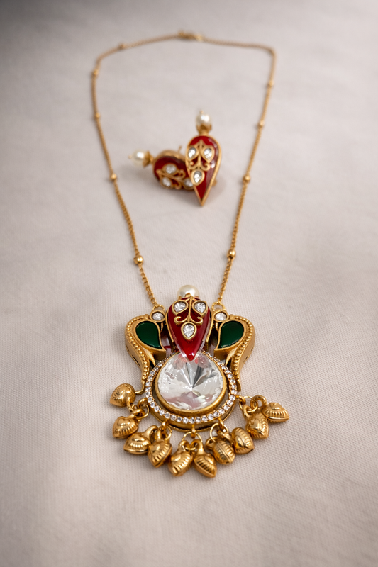 Haritage Jadav Pendant set